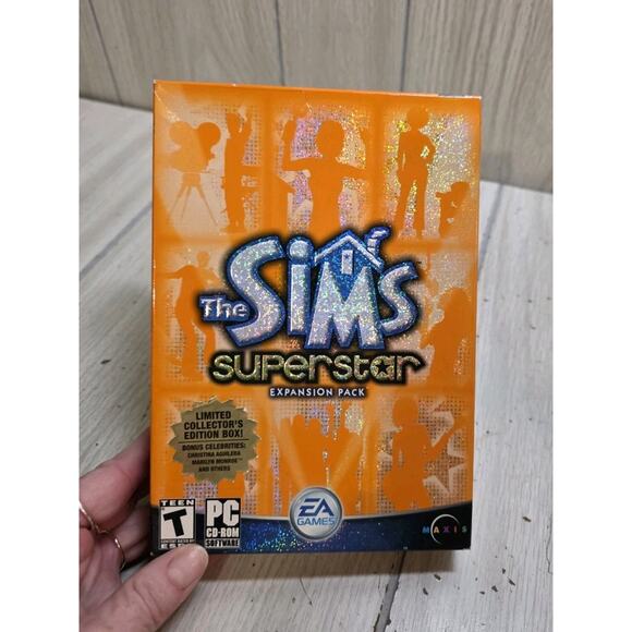 Vtg 2003 The SIMS Superstar Expansion Pack PC CD Rom Game Complete In Box - Picture 1 of 13